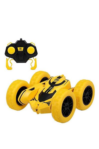 COOYA Portable Double Sided Rotating Vehicles Tumbling Flips Rc Remote Control Car- Assorted