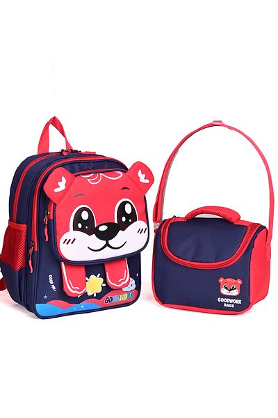 Wander 2's Kindergarten and 1St School and Lunch Bag Set for Grades – Cute Character Design