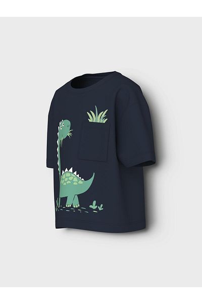name ıt T-Shirt Navy Blue
