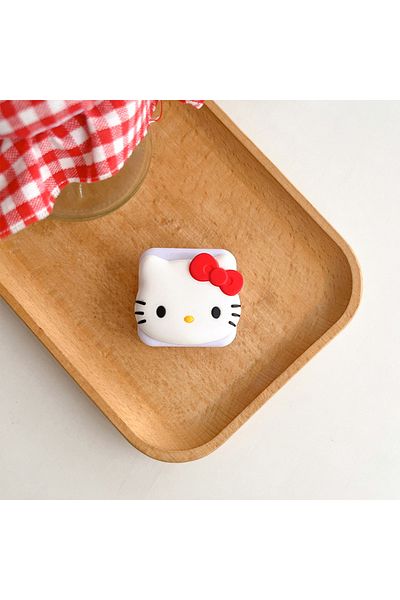 Takara Tomy 4 Sanrio Hello Kitty Ins Macaron Color Flip Mirror Phone Grip Tok Smart Tok Holder Ring Y2K Girl La.