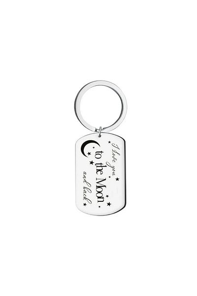 OEM "Moon and Stars" keychain, symbolic accessory with a message of love for your loved ones