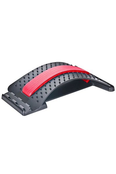 NEO Neo™ Lumbar Massage Device with Acupressure and Stretching Function, maximum 150 kg, Red