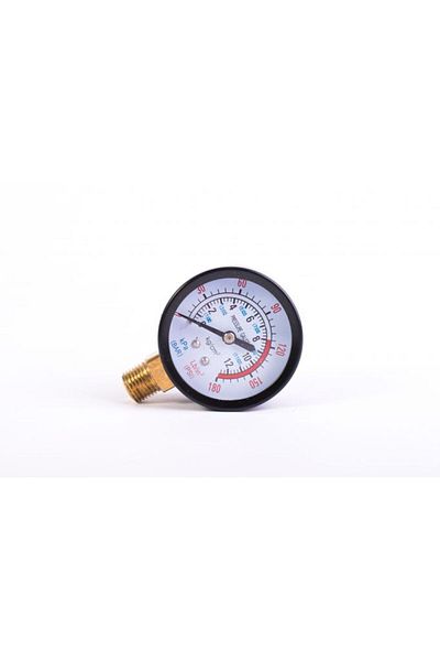 COBI SMART® Radial model pressure gauge, 0-12 bar, 1/4" connection - COBI SMART®