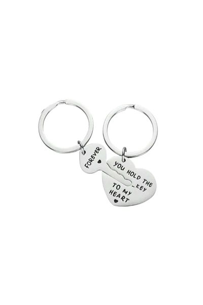 OEM "Key to my heart" keychain set, for couples and genuine love