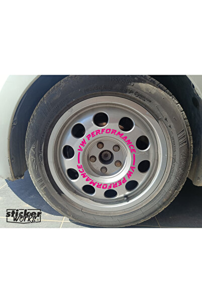 Sticker Works Vw Performance Sticker Audi Light Rim Sticker - 4 Pieces