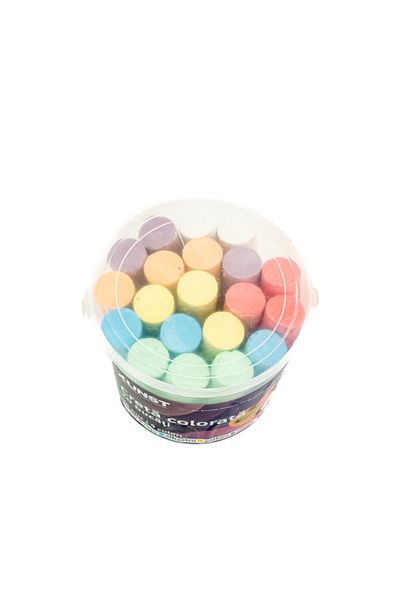 Kunst set, colored chalk, round, 20 pieces, various colors