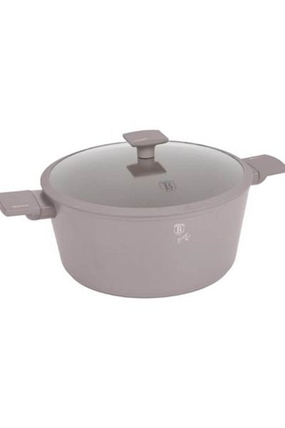 Berlinger Haus Pot with Lid 30 cm, 8L – Berlinger Haus Taupe Collection BH 8103
