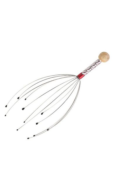 NEO Hair massager, red-silver, 20cm, Urban Trends ®