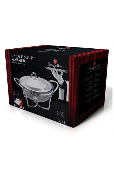 Berlinger Haus Round heat-resistant dish with stainless steel lid, 2.4L, Berlinger Haus