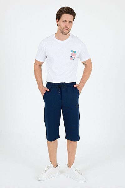 Rodi Comfortable Fit Summer Men's Side Pocket Capri Pocket Shorts Suitable for Daily and Sports Use 3331