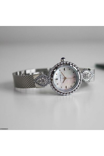 Chaperone Ch000041 Women's Wrist Watch with Steel Mesh Band