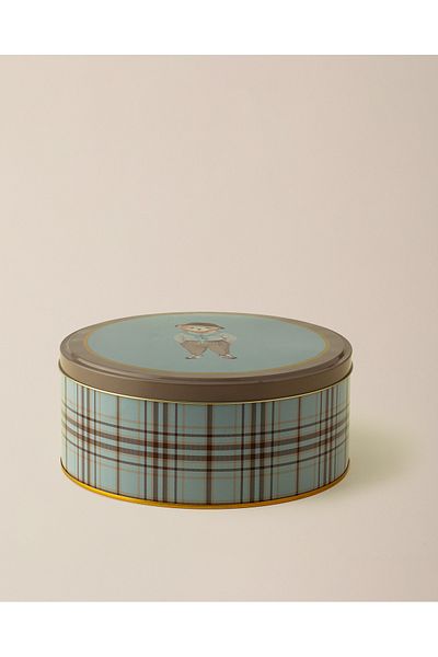 Madame Coco Cutie metalică rotundă Jolie - Dimensiune mare - Albastru/Nor