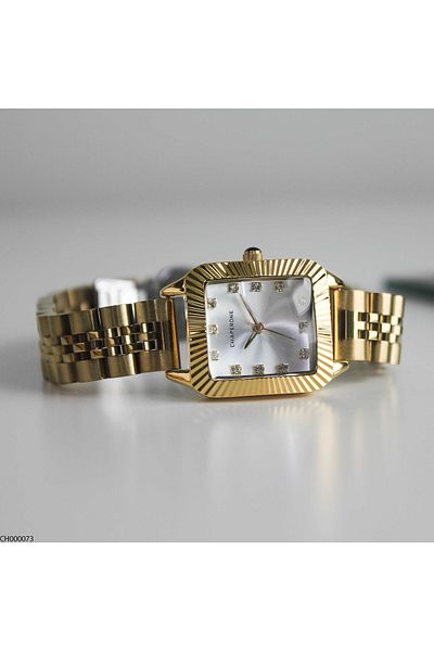Chaperone Ch000073 Women's Wrist Watch with Steel Band