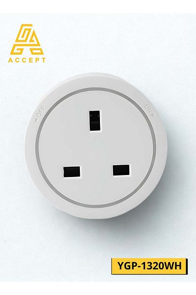 ACCEPT 13 Amp Plug Socket Compatible with Electrical Tracks