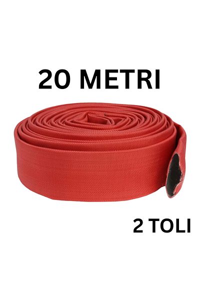 COBI SMART® Firefighter hose, 2 inch, 20 m, 8 bar, red, without ends - COBI SMART®