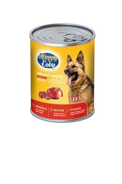 Happy Coby Hrana Umeda Caini Cu Vita 1240g *6 Buc