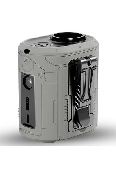 SKYDDAR INNOVATION Portable Armrest Fan Z14, 5 Speeds, 6000mAh, Brushless Motor, LED Display, Compact Design, Gray