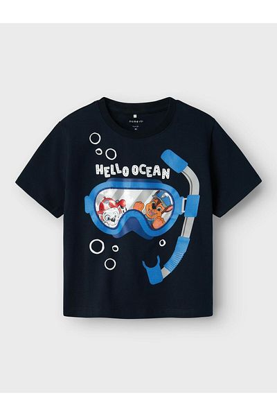 name ıt T-shirt Navy Blue