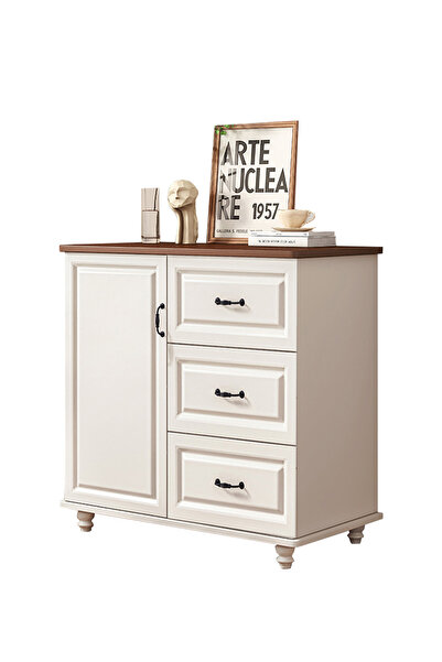 sharpdo Retro Style Storage Cabinet, Large Capacity Floor Cabinets for Living...