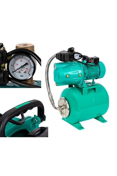 COBI SMART® Hidrofor Autojet, model 100A, 24 L, 1.5 KW, 65 l/min, refulare 42 m, absorbtie 9 m, motor 100% cupru