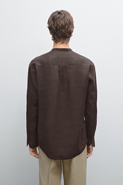 Massimo Dutti Hakim yaka regular fit gömlek