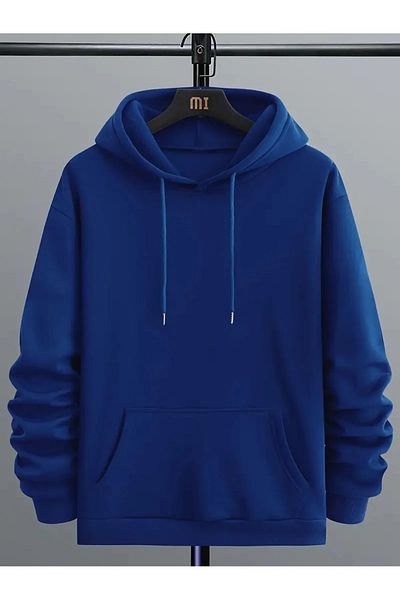 DAXİS Sportwear Company Men's Large Size Hooded Sweatshirt