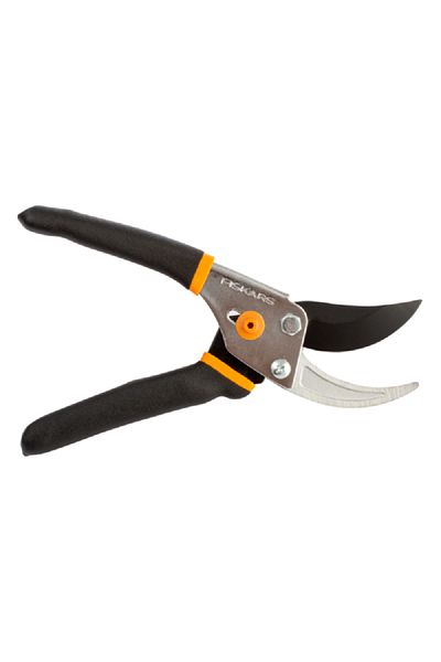 FiSKARS Traditional Bypass Pruner Silver and Black