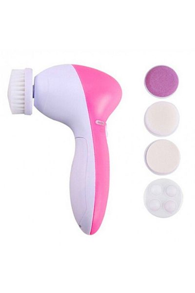 NEO Vangaloo facial care brush, electric facial massager and makeup remover, 5 in 1, pink