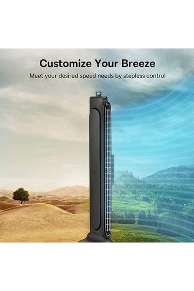 Baseus Desktop Fan, 2 in 1 Monitor Clip-on, Stand-Up Office Desk Fan USB Powered Cooling with Sturdy