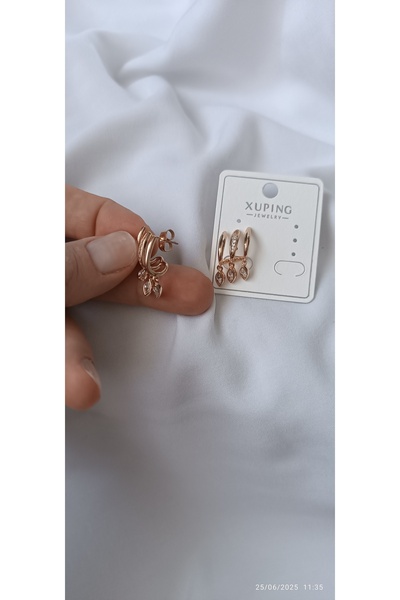 ARİ TAKI أقراط داملا موديل متعددة من الفولاذ