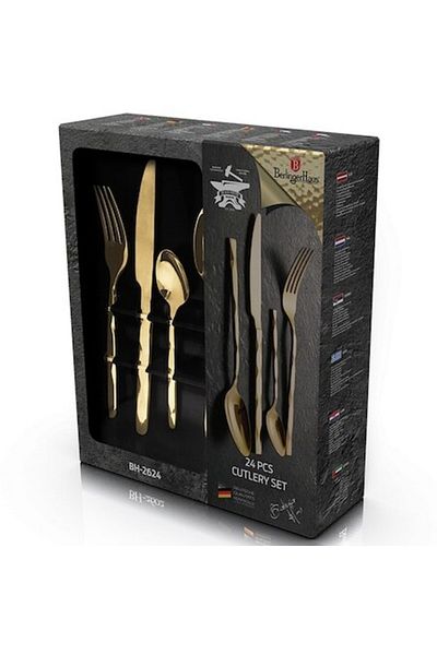 Berlinger Haus Set 24 cutlery Berlinger Haus Black, gold