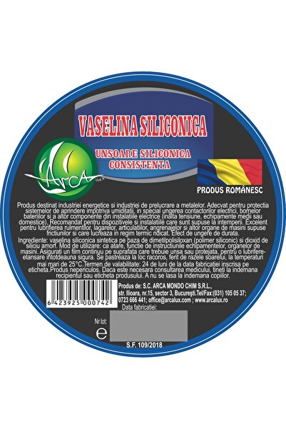 ARCA LUX Vaselina siliconica, Arca Lux, 1L