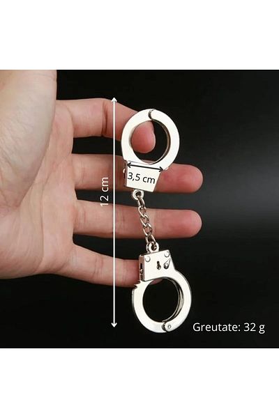 OEM Pocket handcuff keychain, funny for friends and playful couples