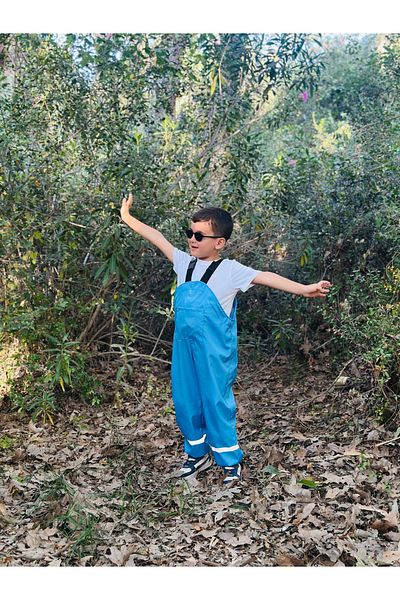 Dage Kids Waterproof Thermal Rainforest Coverall with Adjustable Straps