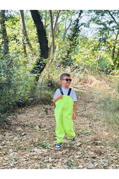 Dage Kids Waterproof Thermal Rainforest Coverall with Adjustable Straps