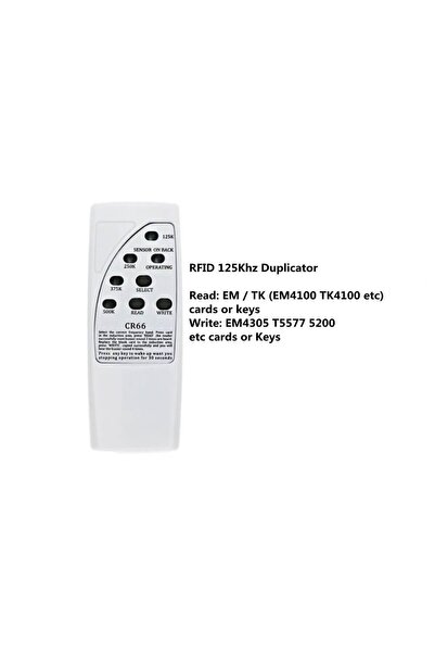 Koodmax 125Khz RFID Kart Anahtarlık ve Göstergeç Kopyalama Cihazı CR66