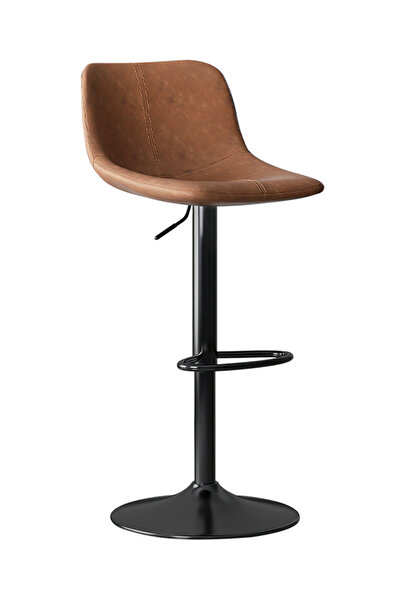 sharpdo 2 Bar Stools,Leather Bar Chair,Comfortable Adjustable High Bar Chair ...
