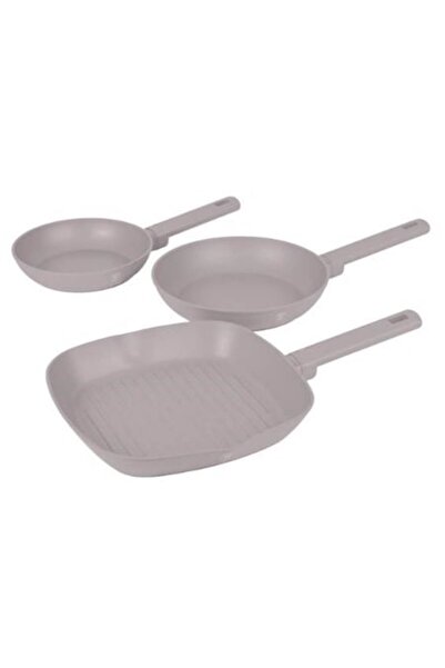Berlinger Haus Set 3 Non-Stick Frying Pans Taupe Collection Berlinger Haus BH 8109