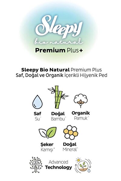 Sleepy 13 AL 11 ÖDE Sleepy Bio Natural Uzun 32'li Günlük Ped ve ROSIE