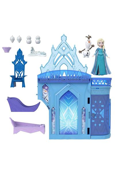 mattel Elsa's Ice Palace Playset with Disney Elsa Doll