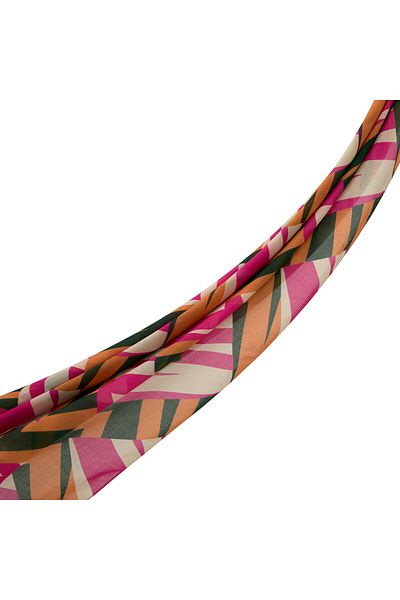 ipekevi Fuchsia Dört Yol Cotton Shawl