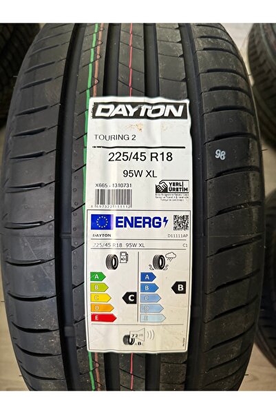 Dayton / 225/45R18 (TOURİNG-2) 2025 YAZ LASTİĞİ (1 adet fiyatıdır. En az 2 ad...
