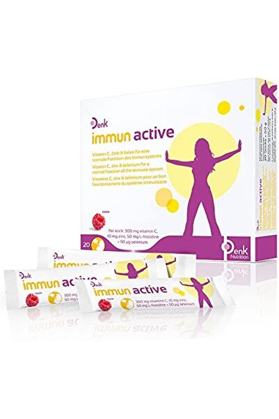 Denk Immun Active Think: Dietary Supplement with Vitamin C, Zinc, Selenium and L-Histidine to Suppor