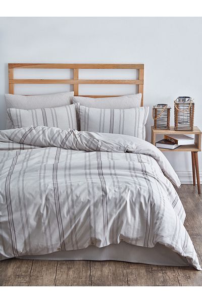 HOME MOD STORE ΦΥΣΙΚΟ ΥΦΑΝΤΟ ΣΕΤ ΠΑΠΛΩΜΑΤΟΣ ΜΟΝΟΚΑΤΑΣΤΗΜΑΤΙΚΟ ΜΕ 2 ΜΑΞΙΛΑΡΙΑ