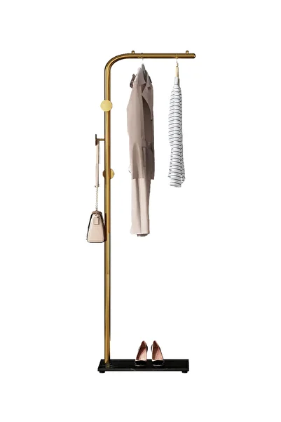 sharpdo Bedroom Home Floor Small Simple Coat Rack Storage Rack 150x45x25cm