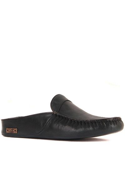 Serhat Özköroğlu Lfr-547X Leather Slippers Khaki