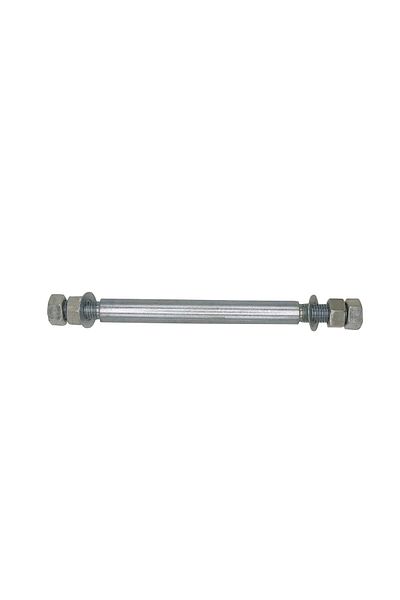 COBI SMART® Wheelbarrow axle 20x250 mm, thick, with 2 nuts included, galvanized steel, compatible with 350-8 wheels - COBI SMART®