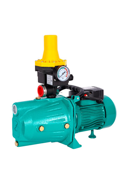 COBI SMART® Kit pompa apa de suprafata JET100-Green, 1500 W, inaltime 42 m, aspiratie 9 m, include presostat