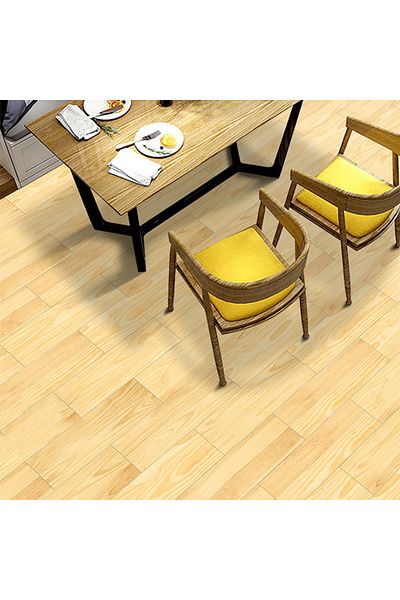 sharpdo Wood Grain Floor Stickers Thickened Pvc Tile Plank Stickers Paper Moisture-Proof