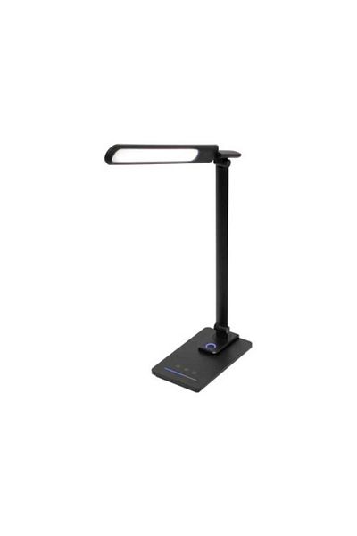 Powertoolsconcept LED Desk Lamp LA 4 with Night Light, Metal, Black